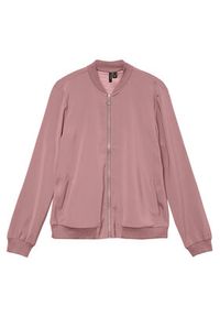 Vero Moda Kurtka bomber Vmcoco L/S Bomber Noos 10245734 Różowy Regular Fit. Kolor: różowy. Materiał: syntetyk #7