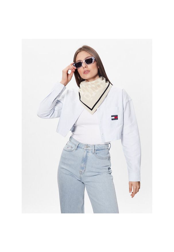 Apaszka Tommy Jeans. Kolor: beżowy