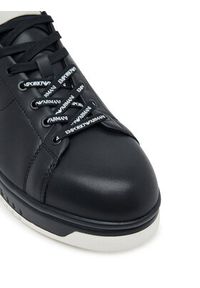 Emporio Armani Sneakersy EM003663 AF18212 MC105 Czarny. Kolor: czarny. Materiał: skóra #6