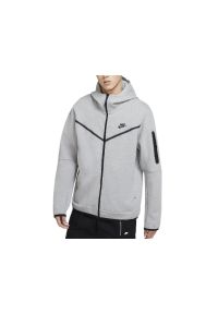 Bluza sportowa męska Nike Tech Fleece Hoodie FZ WR. Typ kołnierza: kaptur. Kolor: szary. Materiał: poliester, bawełna #1