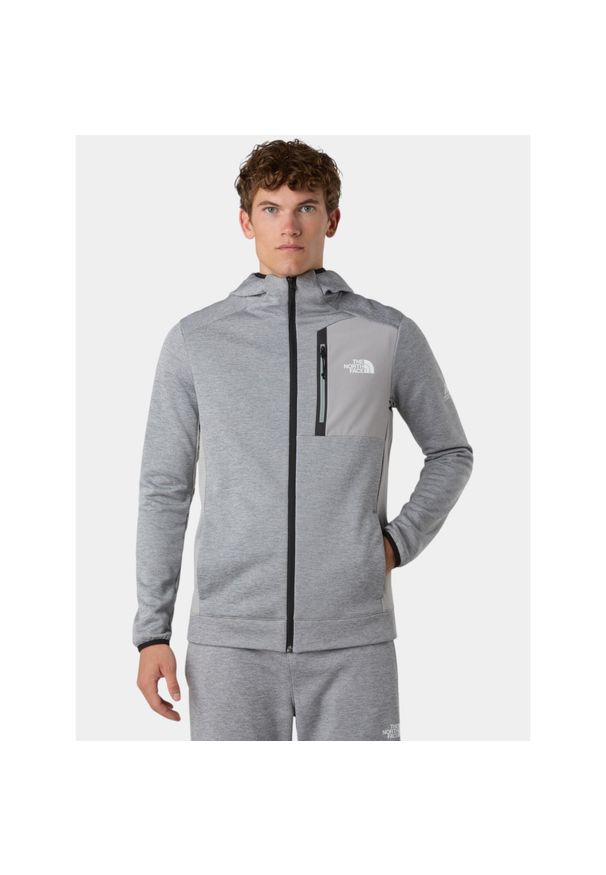 Sweter Męski The North Face M Mountain Athletics. Kolor: szary. Materiał: polar. Sport: turystyka piesza, fitness