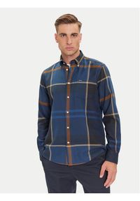 Barbour Koszula Dunoon MSH4980TN54 Granatowy Regular Fit. Kolor: niebieski. Materiał: bawełna #1