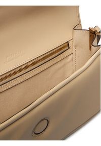 Pinko - PINKO Torebka Love Box Baguette Al 25-26 PLTT 105083 A26L Beżowy. Kolor: beżowy. Materiał: skórzane #6