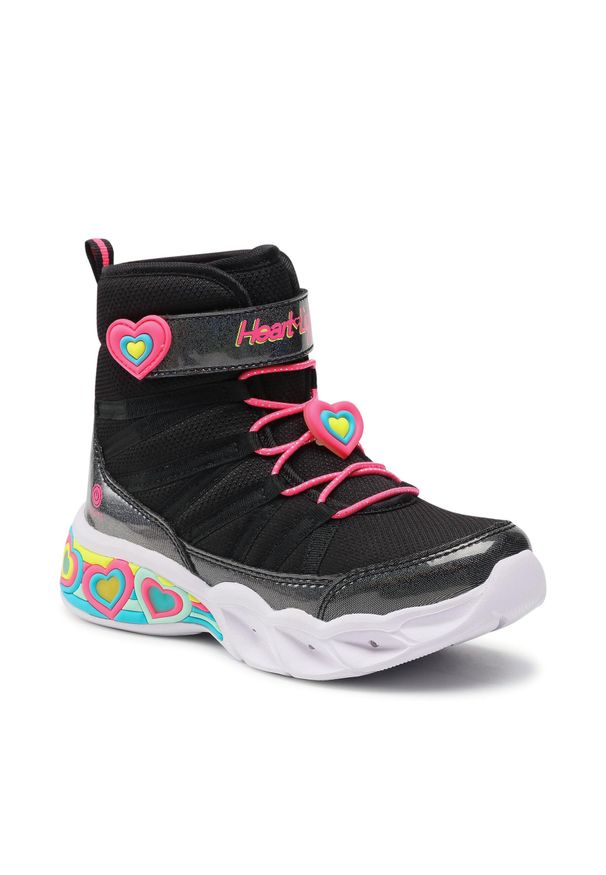 skechers - Sneakersy Skechers Love to Shine 302661L/BKHP Black/Hot Pink. Kolor: czarny. Materiał: materiał