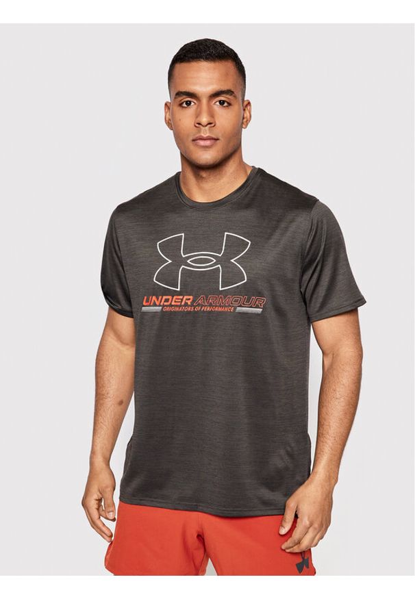 Under Armour T-Shirt Ua Training Vent 1370367 Szary Loose Fit. Kolor: szary. Materiał: syntetyk