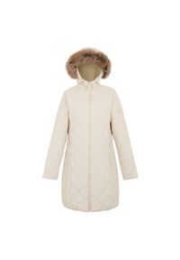 Regatta - Parka Damska Ocieplana Fritha III. Kolor: beżowy, wielokolorowy, zielony. Sport: turystyka piesza #1