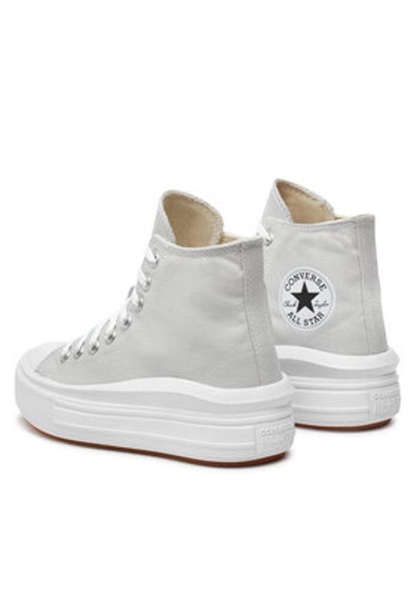 Converse Trampki Chuck Taylor All Star Move A07579C Szary. Kolor: szary. Materiał: materiał