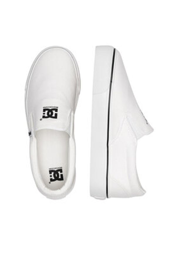 DC Shoes Tenisówki WFA3015-1 Biały. Kolor: biały. Materiał: materiał