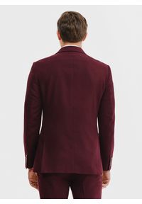 Pako Lorente - PAKO LORENTE – Marynarka garniturowa w kolorze bordowym. Okazja: na ślub cywilny, na co dzień, na wesele. Kolor: czerwony. Materiał: poliester, elastan, wiskoza. Wzór: gładki. Styl: casual #8