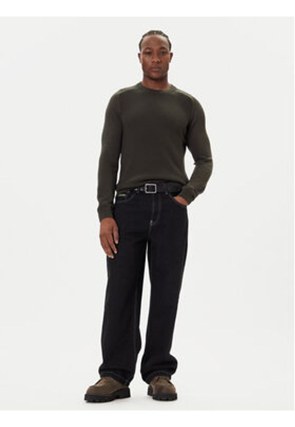 JOOP! Jeans Sweter 15 JJK-11Olivier 30047100 Zielony Modern Fit. Kolor: zielony. Materiał: bawełna