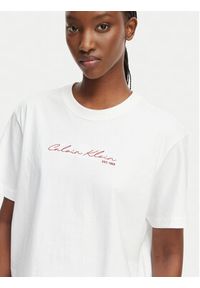 Calvin Klein Jeans T-Shirt LV047F820G Biały Regular Fit. Kolor: biały. Materiał: bawełna #2