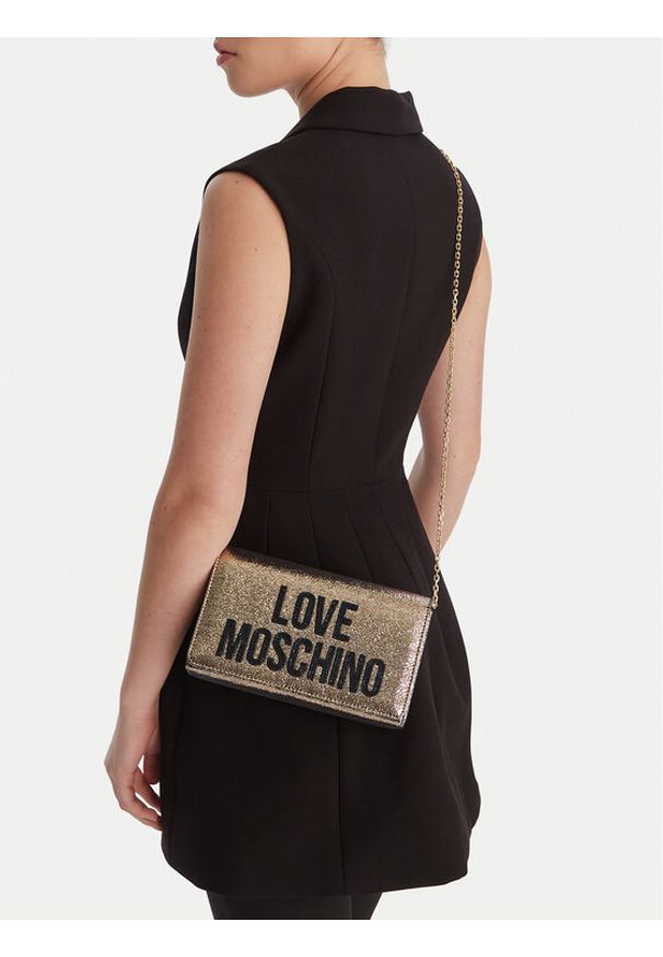 Love Moschino - LOVE MOSCHINO Torebka JC4104PP1OLK0901 Złoty. Kolor: złoty. Materiał: skórzane
