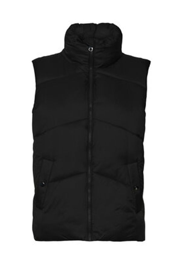 Vero Moda Bezrękawnik Uppsala 10281432 Czarny Regular Fit. Kolor: czarny. Materiał: syntetyk. Długość rękawa: bez rękawów