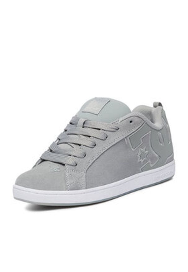 DC Shoes Sneakersy EO-COURT GRAFFIK SD DC02222025 Szary. Kolor: szary. Materiał: skóra, zamsz