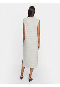 Vila Sukienka codzienna Lumira 14097196 Écru Regular Fit. Okazja: na co dzień. Materiał: wiskoza. Typ sukienki: proste. Styl: casual #5