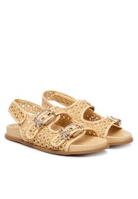 Patrizia Pepe Sandały PPJ383.02 Beżowy. Kolor: beżowy. Materiał: skóra #7