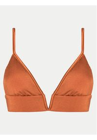 Maaji Góra od bikini Satin Umber Parade PT3189SLG007 Brązowy. Kolor: brązowy. Materiał: syntetyk