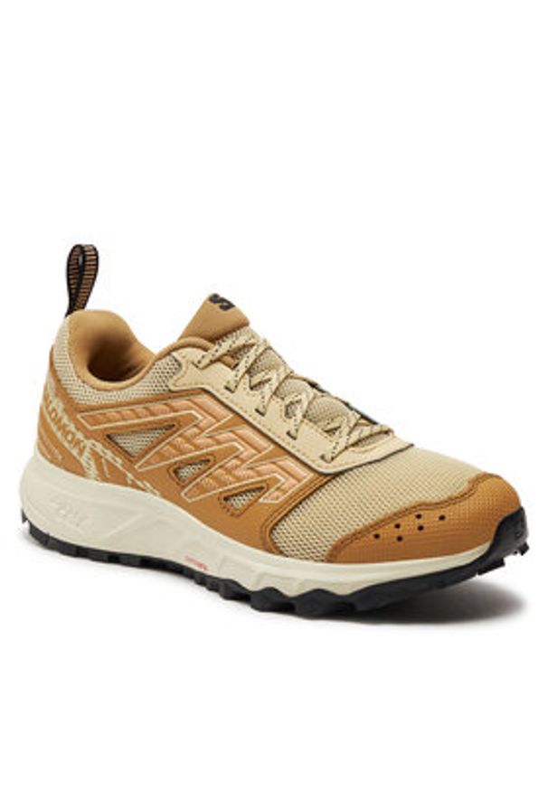 salomon - Salomon Sneakersy Wander L47436200 Beżowy. Kolor: beżowy. Materiał: skóra, nubuk