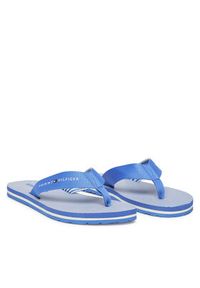 TOMMY HILFIGER - Tommy Hilfiger Japonki Th Ithaca Stripe Summer Sandal FW0FW09192 Niebieski. Kolor: niebieski. Materiał: materiał #2