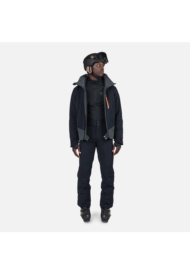 Bluza męska Rossignol Blackside Fleece Hz. Kolor: czarny. Sezon: zima. Sport: narciarstwo