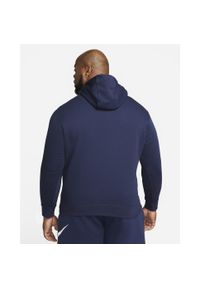 Bluza z kapturem Nike Sportswear Club Fleece, Mężczyźni. Typ kołnierza: kaptur. Kolor: niebieski. Materiał: bawełna, materiał