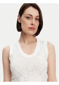 Fracomina Top FR25ST4003K414R9 Écru Regular Fit. Materiał: syntetyk #4