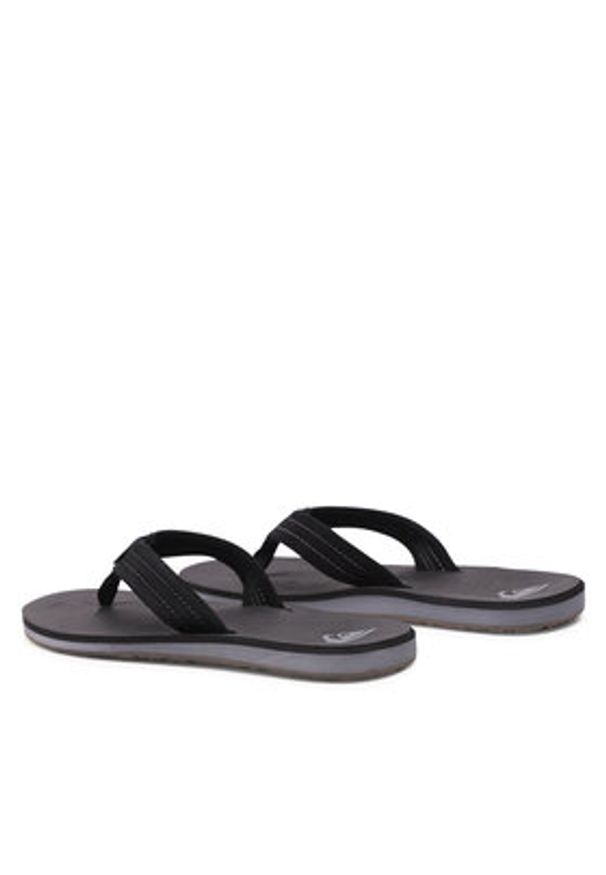 Quiksilver Japonki AQYL101323 Czarny. Kolor: czarny. Materiał: zamsz, skóra