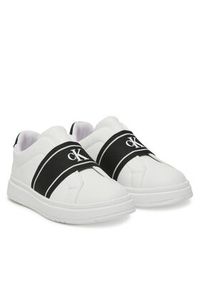 Calvin Klein Jeans Sneakersy V3X9-82087-1355X002 Biały. Kolor: biały. Materiał: skóra #6