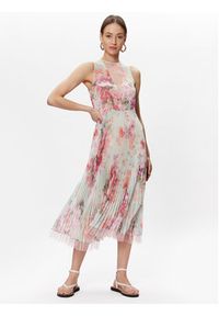 TwinSet - TWINSET Sukienka letnia 231TP2730 Kolorowy Regular Fit. Materiał: syntetyk. Wzór: kolorowy. Sezon: lato #4