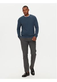 Sisley Sweter 1041S103O Niebieski Regular Fit. Kolor: niebieski. Materiał: syntetyk #3