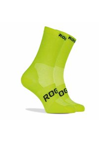 ROGELLI - Skarpetki rowerowe Rogelli RCS-08. Kolor: zielony, czarny, wielokolorowy