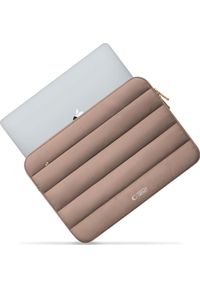 TECH-PROTECT - Etui Tech-Protect Fluffy Laptop 13-14 beżowy. Kolor: beżowy. Materiał: materiał. Styl: elegancki, casual #6
