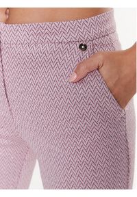 Liu Jo Spodnie materiałowe CA3408 J1919 Różowy Slim Fit. Kolor: różowy. Materiał: materiał, wiskoza #3