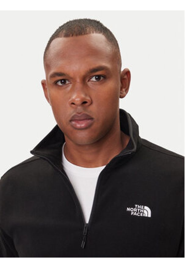 The North Face Polar Glacier NF0A8D0Q Czarny Regular Fit. Kolor: czarny. Materiał: syntetyk