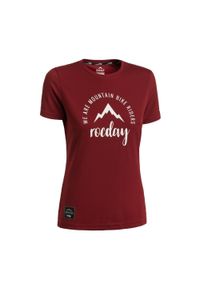 ROCDAY - Koszulka rowerowa MTB damska Rocday Monty Sanitized® Lady z krótkim rękawem. Kolor: czerwony. Materiał: jersey. Długość rękawa: krótki rękaw. Długość: krótkie #1