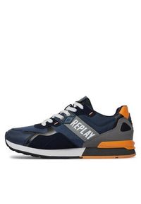 Replay Sneakersy GMS1D .000.C0052T Granatowy. Kolor: niebieski. Materiał: materiał #4