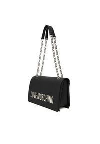 Love Moschino - LOVE MOSCHINO Torebka JC4192PP1NKD000B Czarny. Kolor: czarny. Materiał: skórzane #4