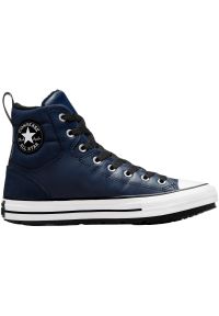 Trampki Converse Chuck Tas Berkshire Boot, Kobiety. Kolor: niebieski. Materiał: materiał, skóra ekologiczna