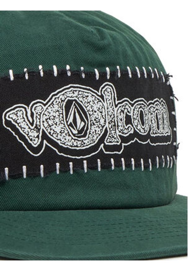 Volcom Czapka z daszkiem V Ent Adj D5512508 Zielony. Kolor: zielony. Materiał: bawełna, materiał