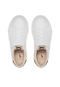 Polo Ralph Lauren Sneakersy RF104320 Biały. Kolor: biały. Materiał: skóra
