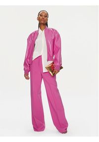 Hugo Spodnie materiałowe Himia 50508606 Różowy Regular Fit. Kolor: różowy. Materiał: syntetyk #4