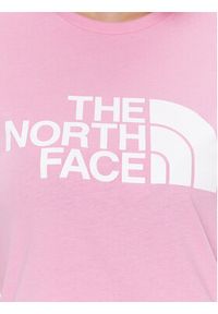 The North Face T-Shirt Easy NF0A4T1Q Różowy Regular Fit. Kolor: różowy. Materiał: bawełna #5