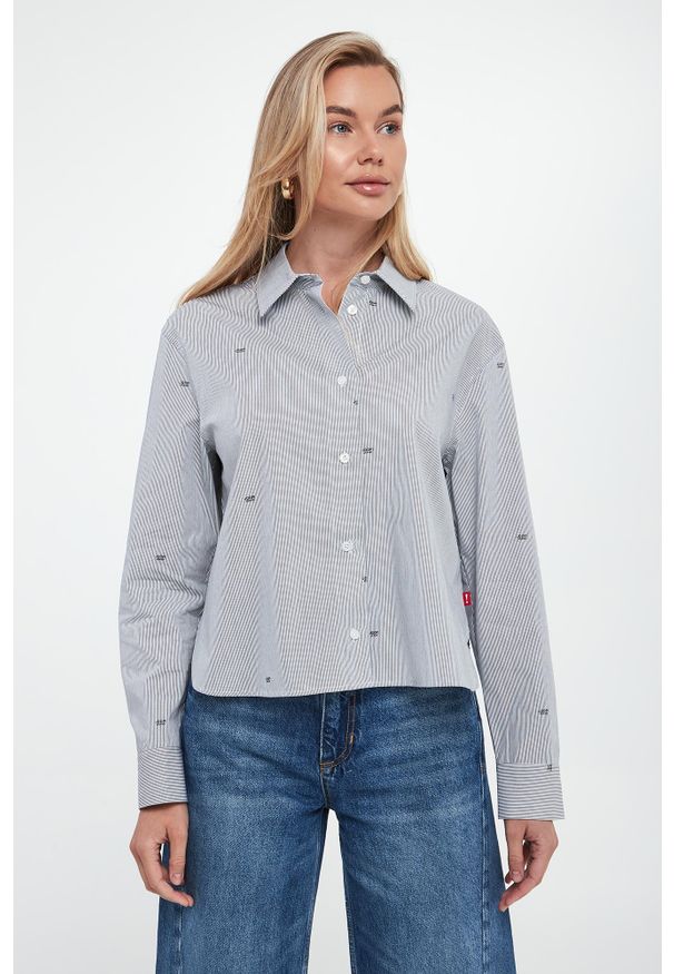 JOOP! Jeans - Koszula damska w paski Bhavani JOOP! JEANS. Wzór: paski