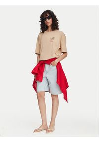 Billabong T-Shirt Take A Break EBJZT00407 Brązowy Oversize. Kolor: brązowy. Materiał: bawełna #2