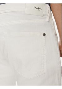 Pepe Jeans Jeansy PM207390 Biały Tapered Fit. Kolor: biały #3