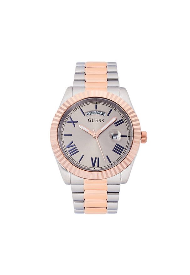 Guess Zegarek Connoisseur GW0265G13 Srebrny. Kolor: srebrny