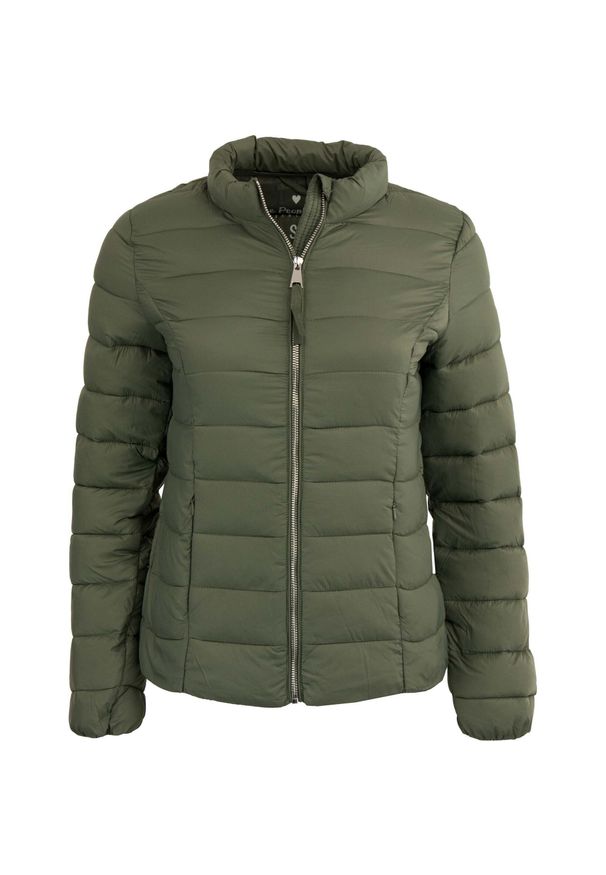 WE THE PEOPLE - Ciepła kurtka zimowa damska Eliza Olive XL - wodoodporna i modna. Kolor: zielony. Materiał: nylon. Sezon: zima. Sport: turystyka piesza