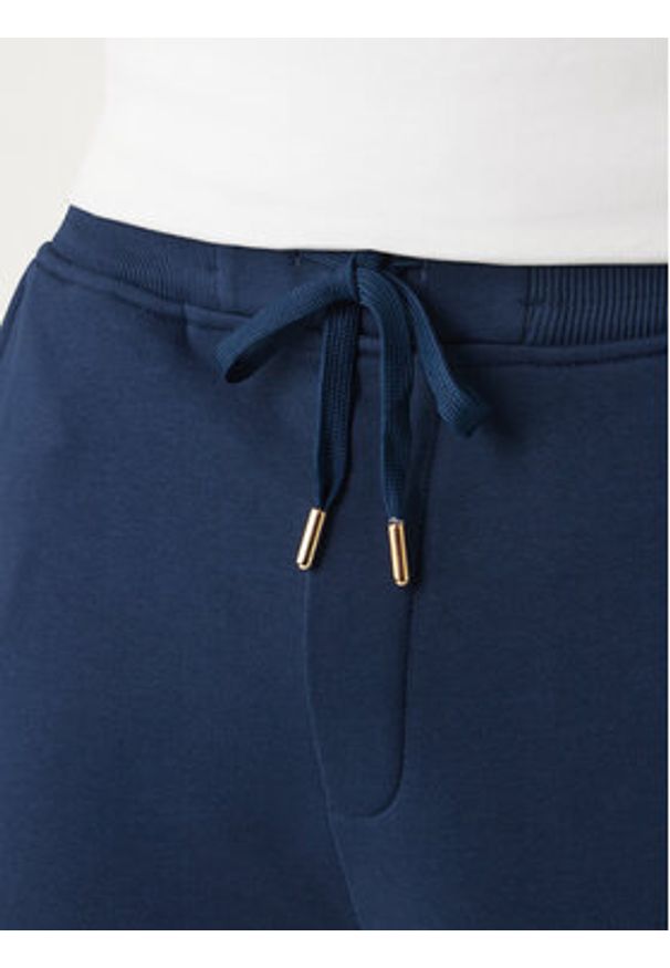 Versace Jeans Couture Szorty sportowe 80GADT03 CF01T Granatowy Regular Fit. Kolor: niebieski. Materiał: bawełna. Styl: sportowy