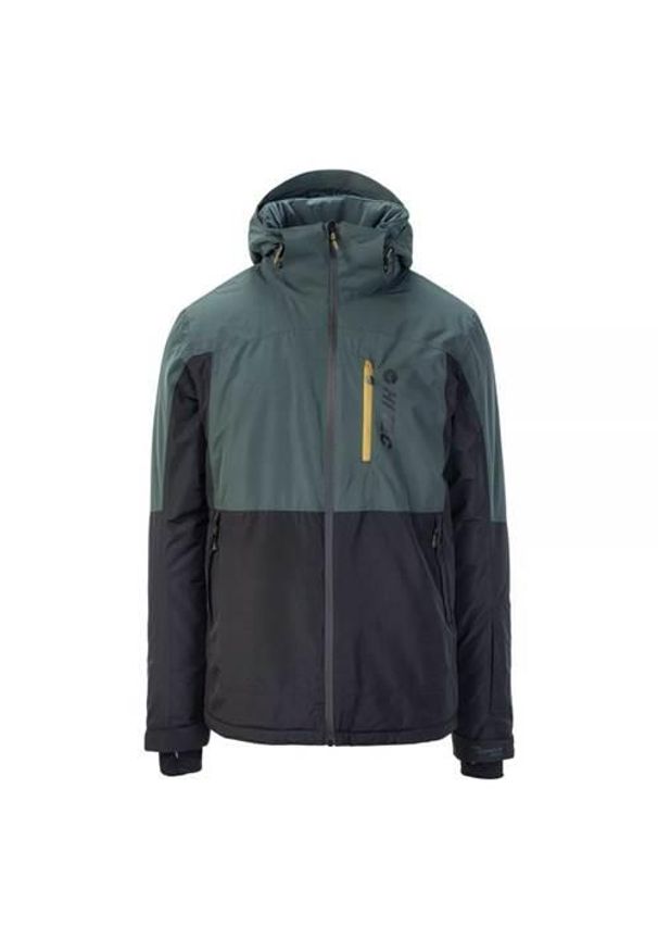 Hi-tec - Kurtka uniwersalna męska Hi-Tec 92800549388. Kolor: wielokolorowy, zielony. Materiał: syntetyk. Styl: klasyczny. Sport: turystyka piesza