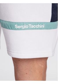 SERGIO TACCHINI - Sergio Tacchini Szorty sportowe Ginnico 39843 Biały Regular Fit. Kolor: biały. Materiał: bawełna. Styl: sportowy #4